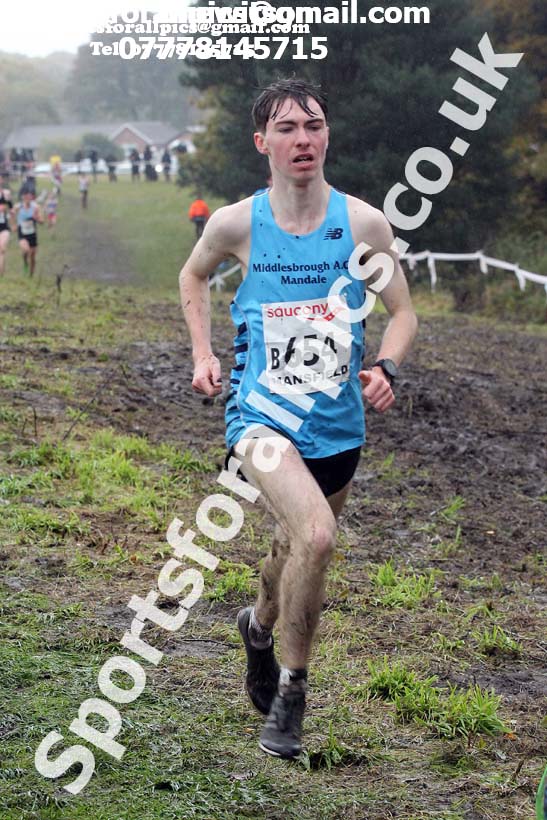 Junior men, National Cross Country Relay Champs., Berry Hill Park, Mansfield.  Photo: David T. Hewitson/Sports for All Pics